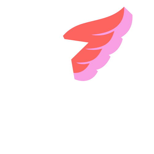 A star with a wing behind it and the text WINGS ELEVATE underneath.